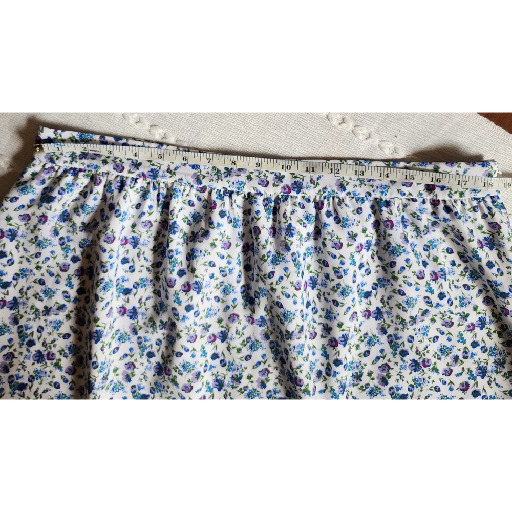 New H by Halston Women's Ditsy Floral Hi-Low Midi Skirt Light & Flowy Fe… - Picture 9 of 16